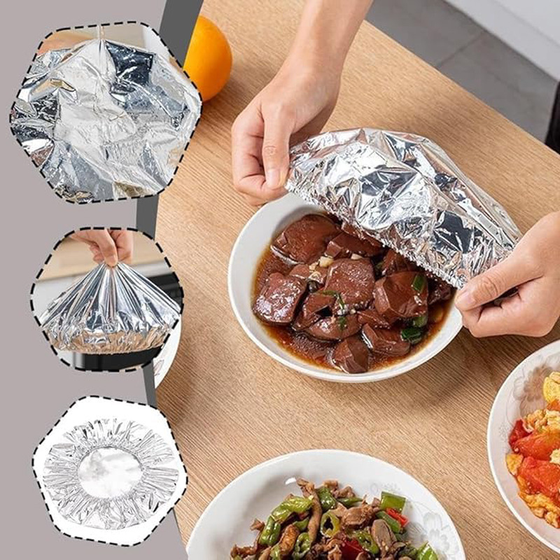 درپوش فویلی کش دار بسته 10 عددی