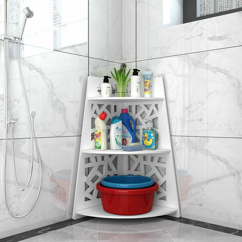 شلف کنج حمام سه طبقه