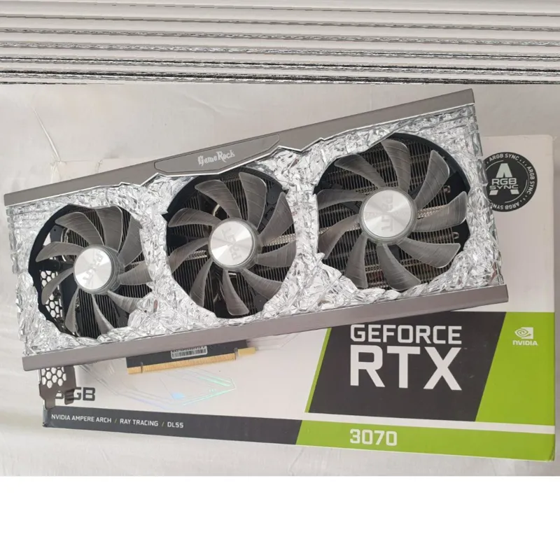 گرافیک RTX 3070 3 FAN GAME ROCK