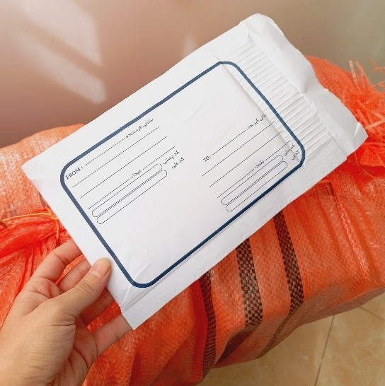 پاکت پستی حبابدار ملخی ( پاکت 120 )