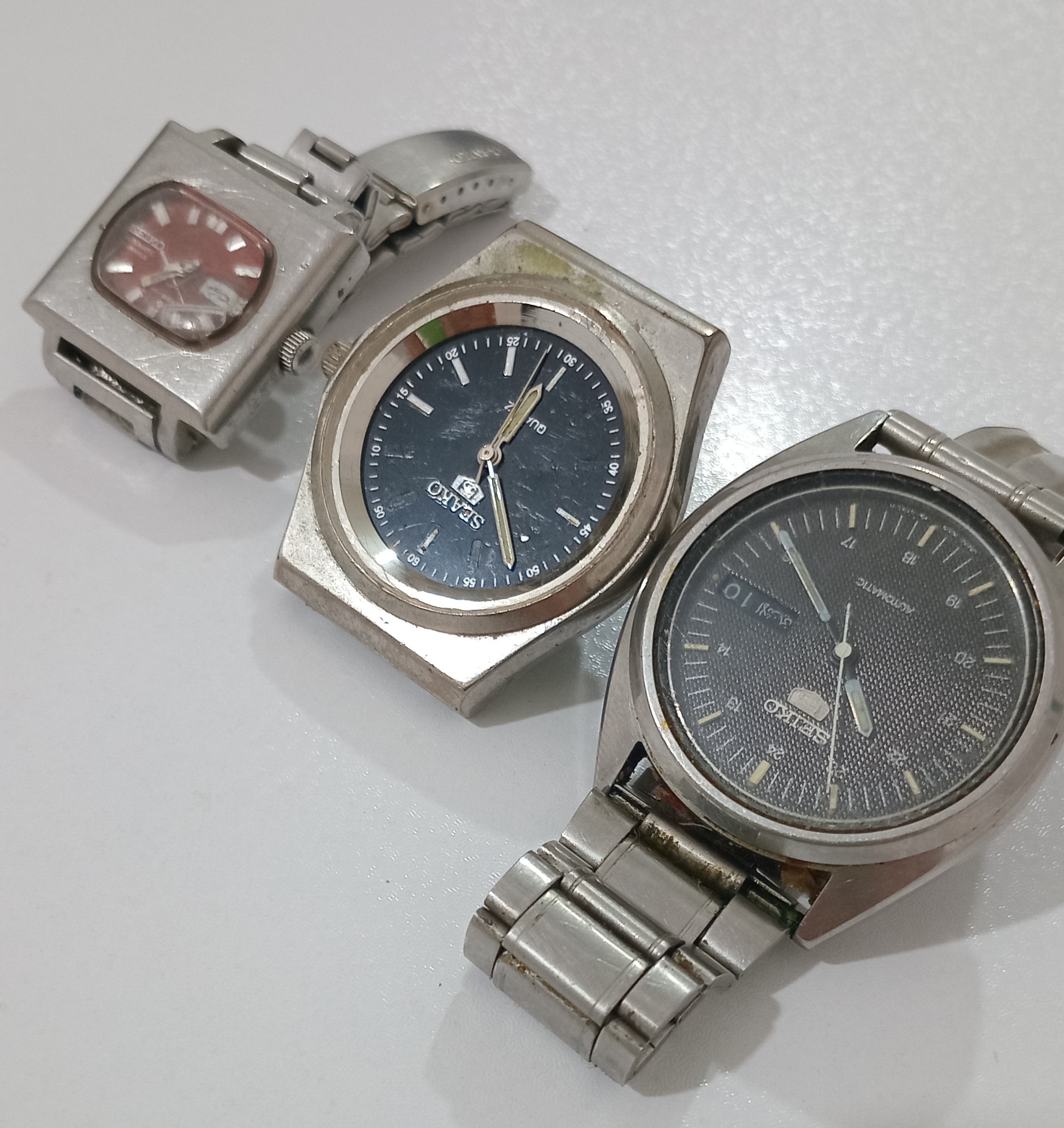 مزایده 3عدد ساعت سیکو