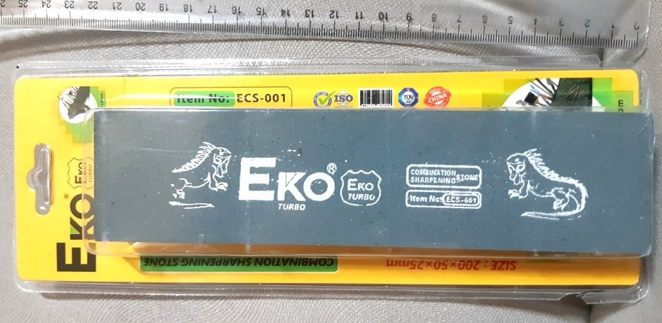 سنگ چاقو تیزکن دو طرفه بزرگ آلومینیوم اکسید EKO