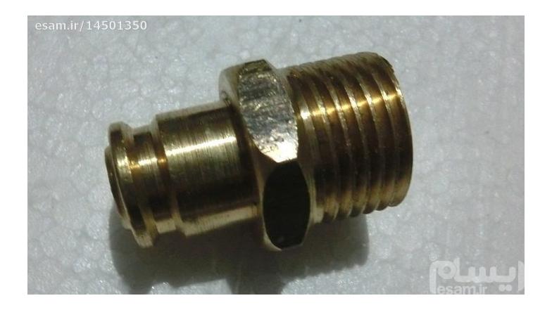 رابط اتصال شیلنگ بخاری ژاپنی به شیر گاز (بی سوپاپ)