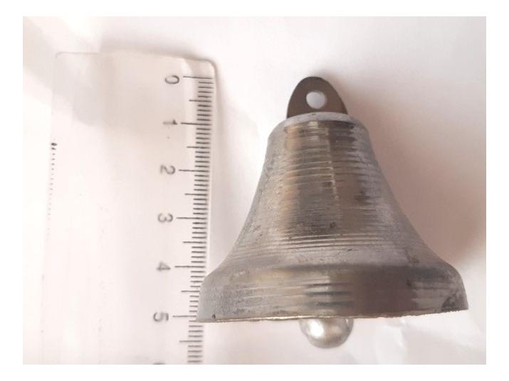 زنگوله آویز در ورودی گالوانیزه خوش صدای 5سانتی