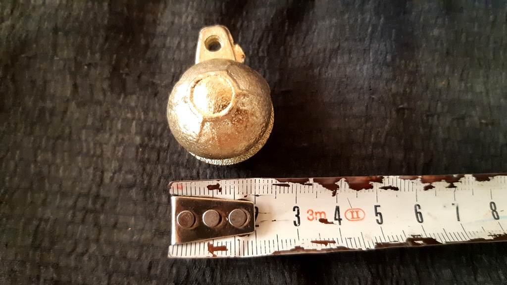 زنگوله سگ خوش صدای آلومینیوم طلایی رنگ 3 سانتی