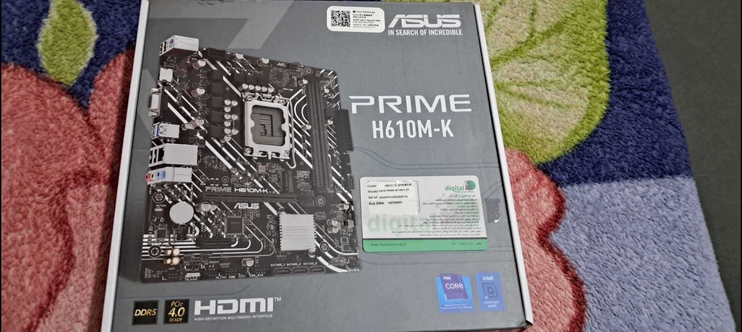 H610 m-k ddr5(نو)