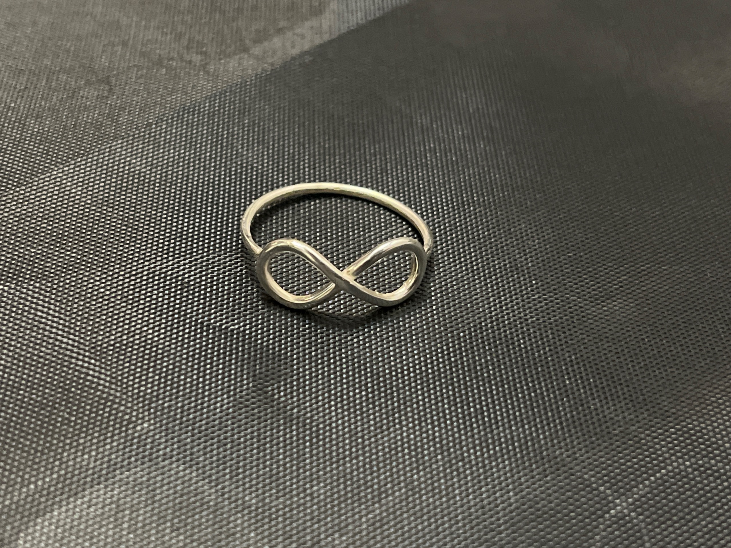 انگشتر نقره طرح بینهایت ساخت بلژیک