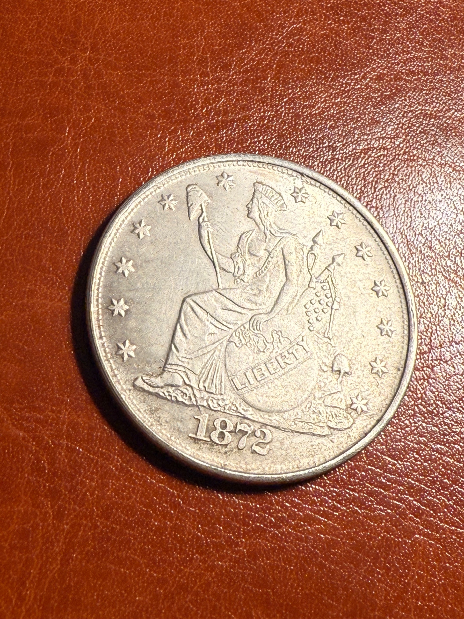 سکه درشت زن نشسته امریکا1872