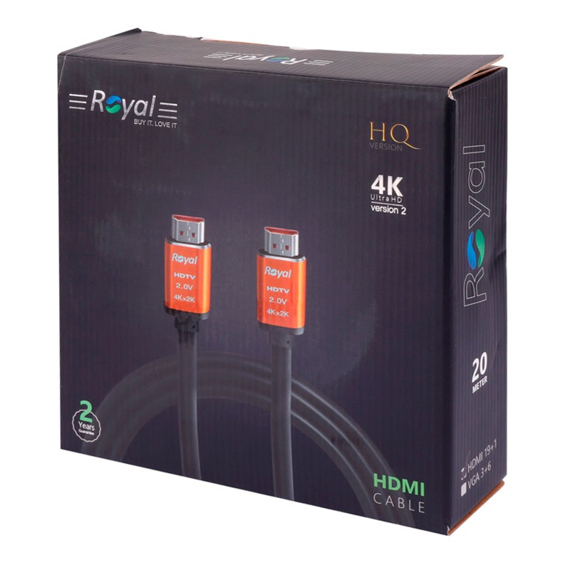 کابل HDMI طول 20 متر 4K