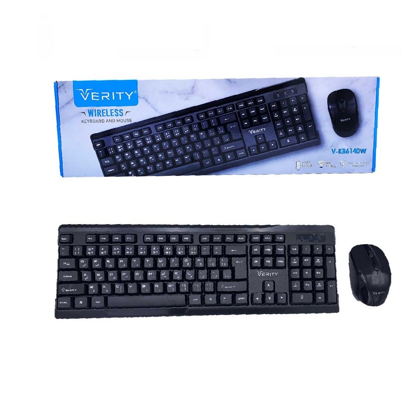 کیبورد و موس بیسیم verity 6140