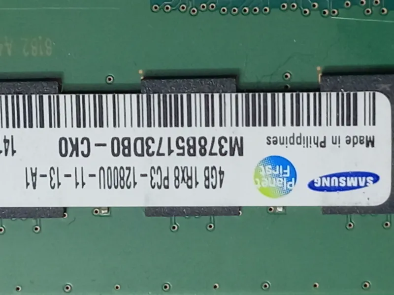 رم 4گیگ DDR3 سامسونگ باس 1600