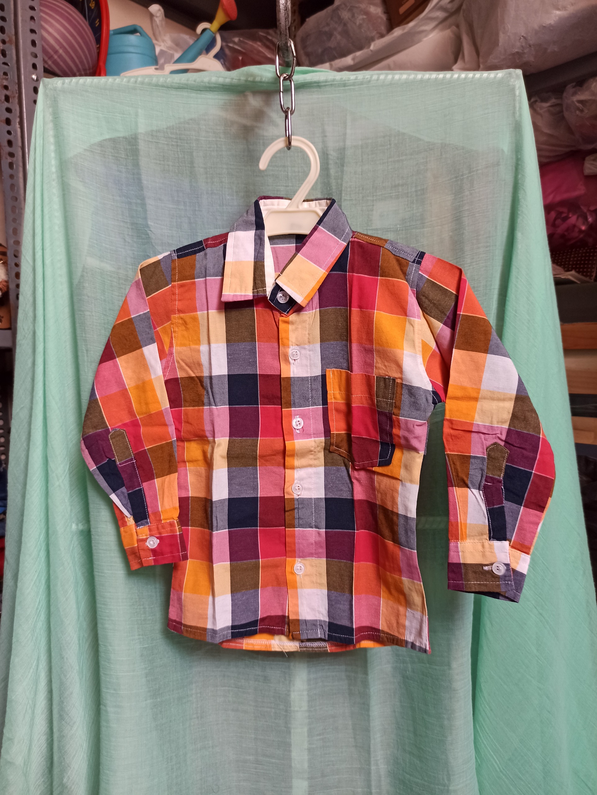 پیراهن پسرانه رنگی