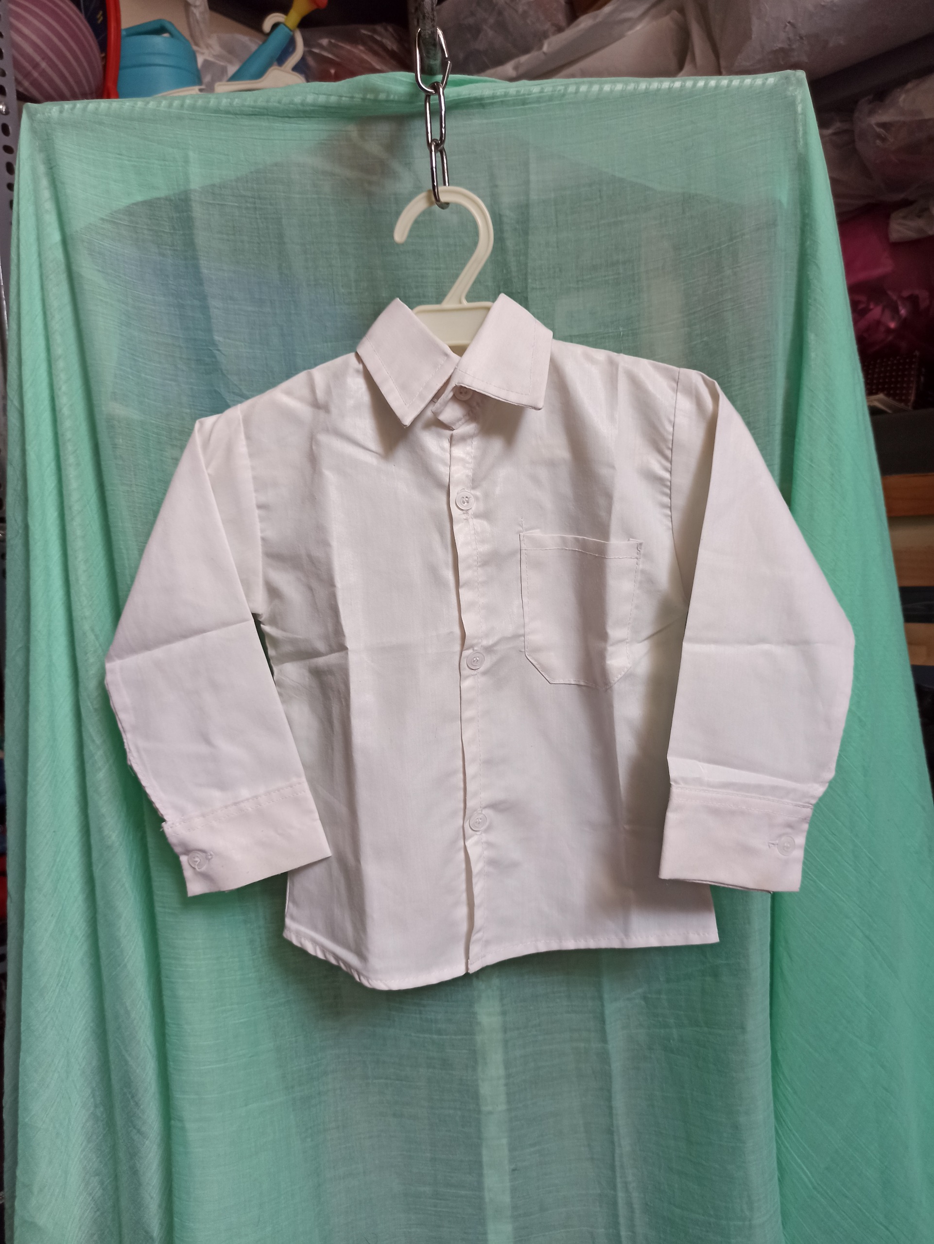 پیراهن پسرانه سفید