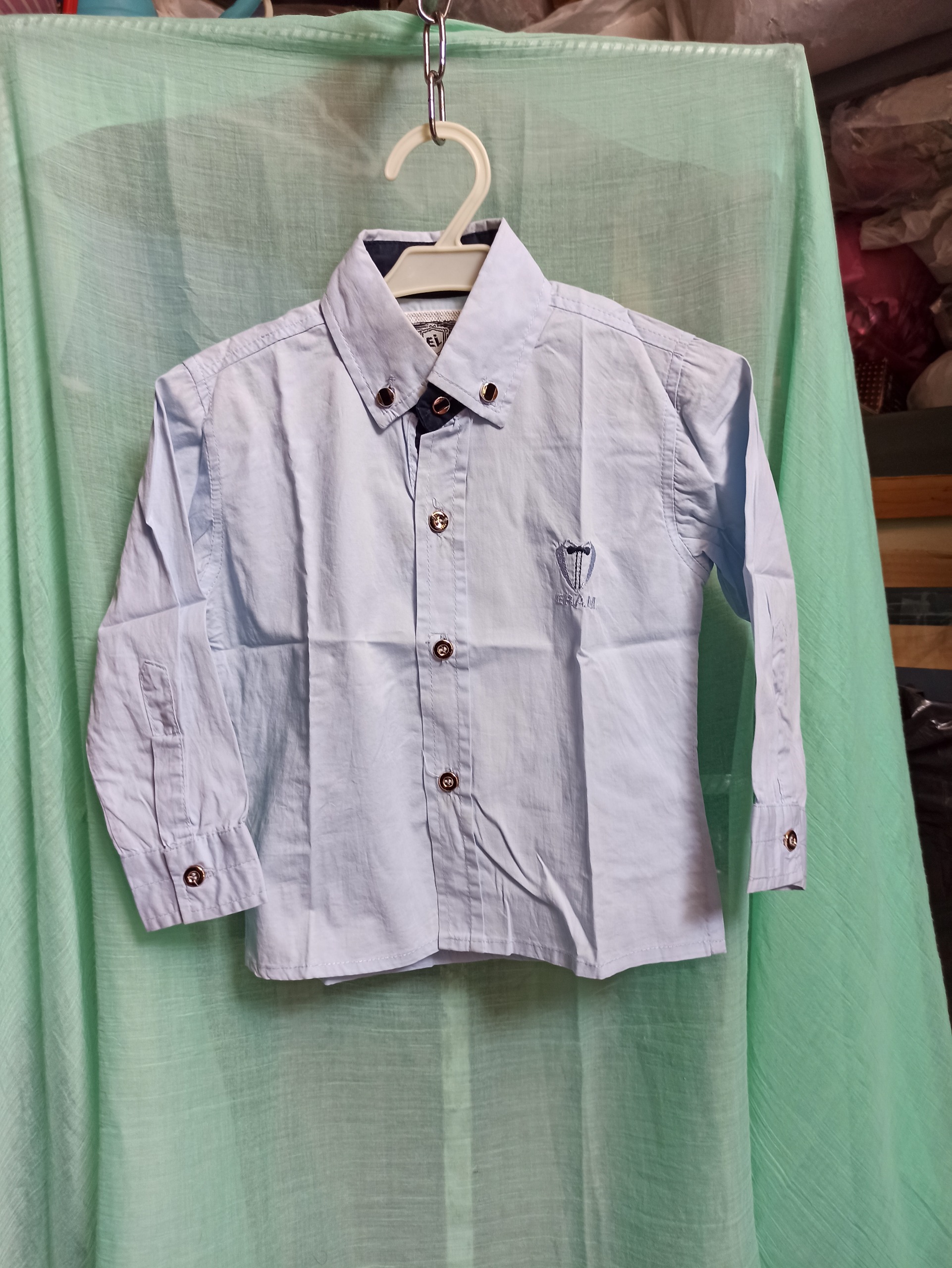 پیراهن پسرانه آبی