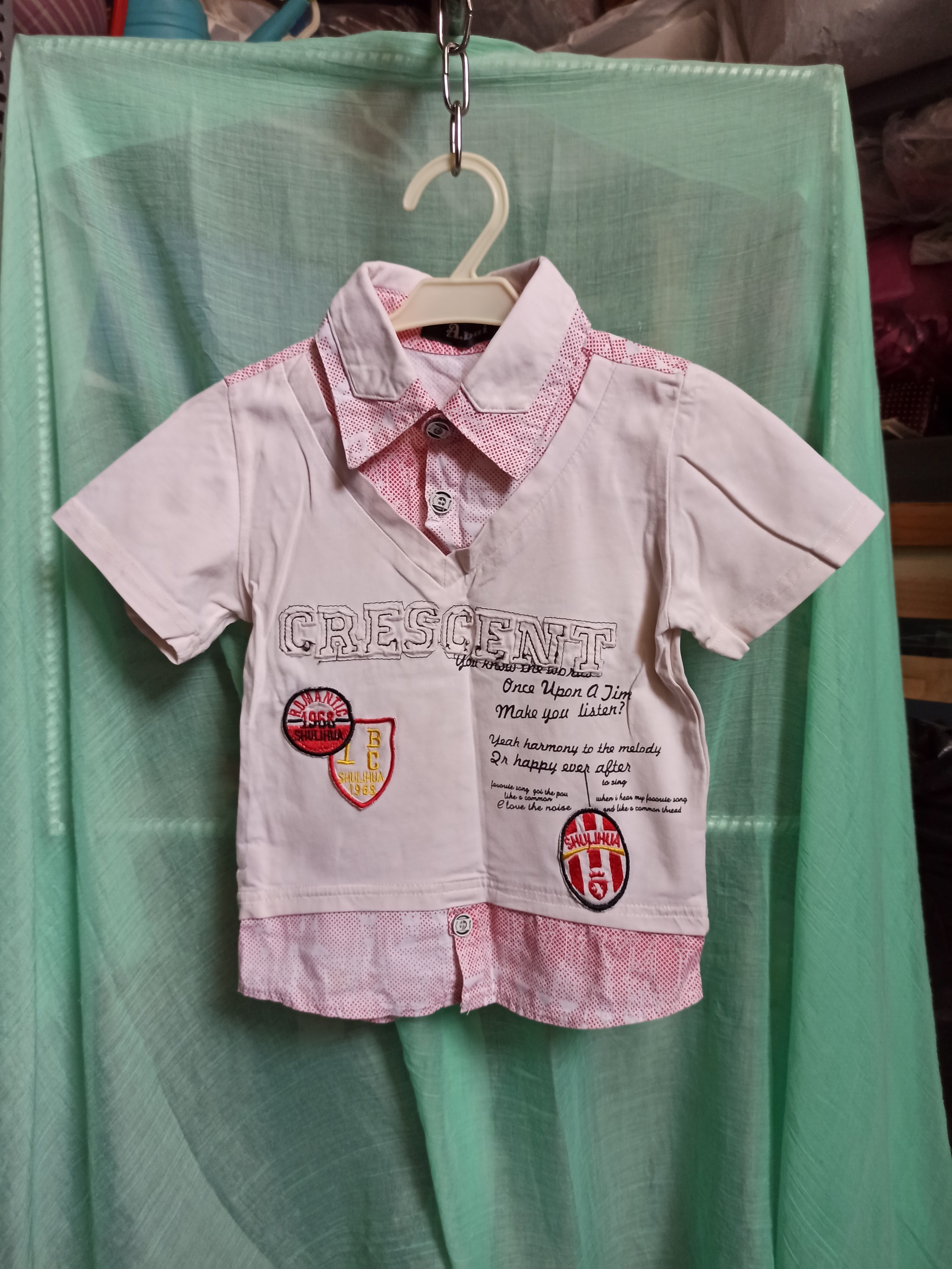 پیراهن پسرانه سفید