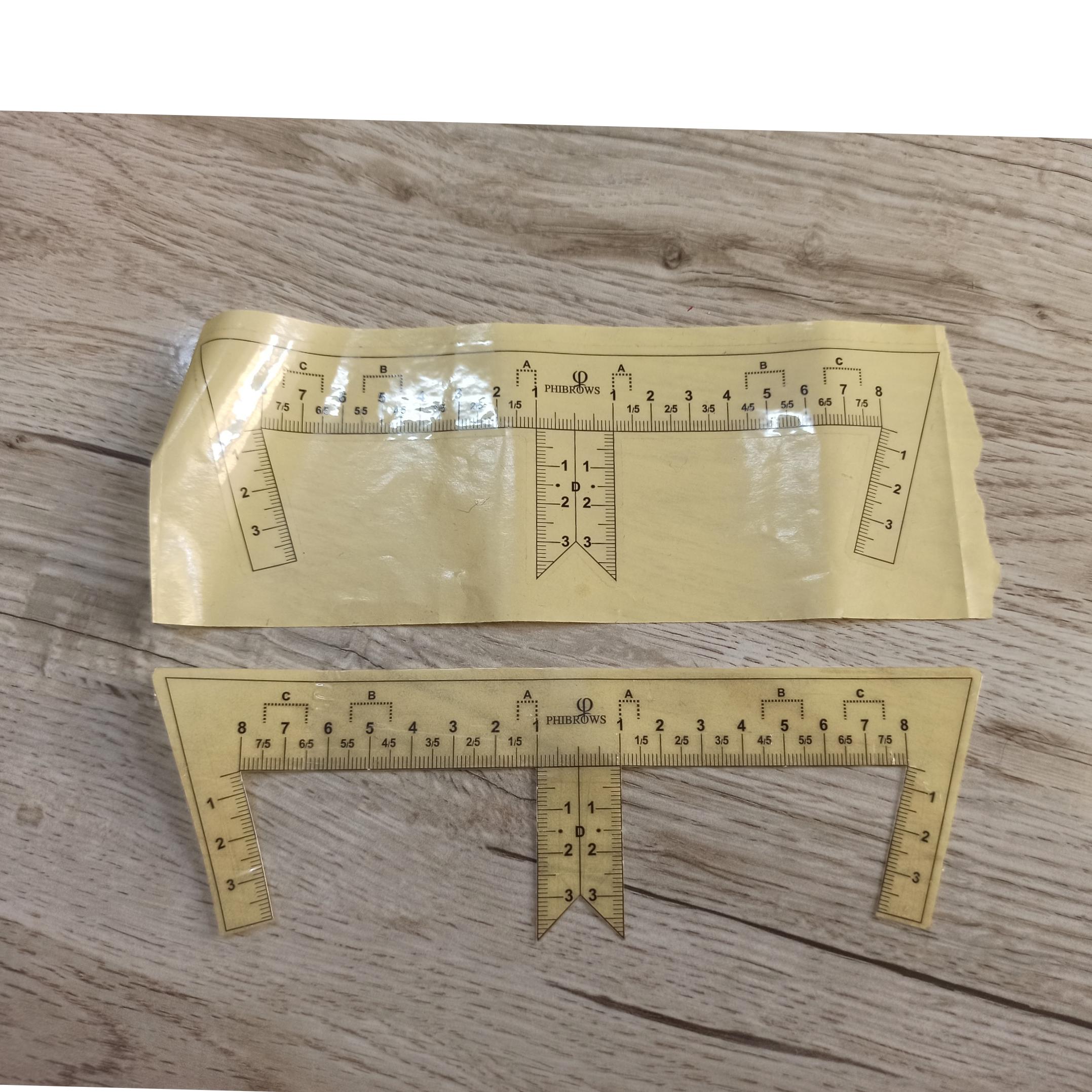 خط کش اندازه گیری ابرو