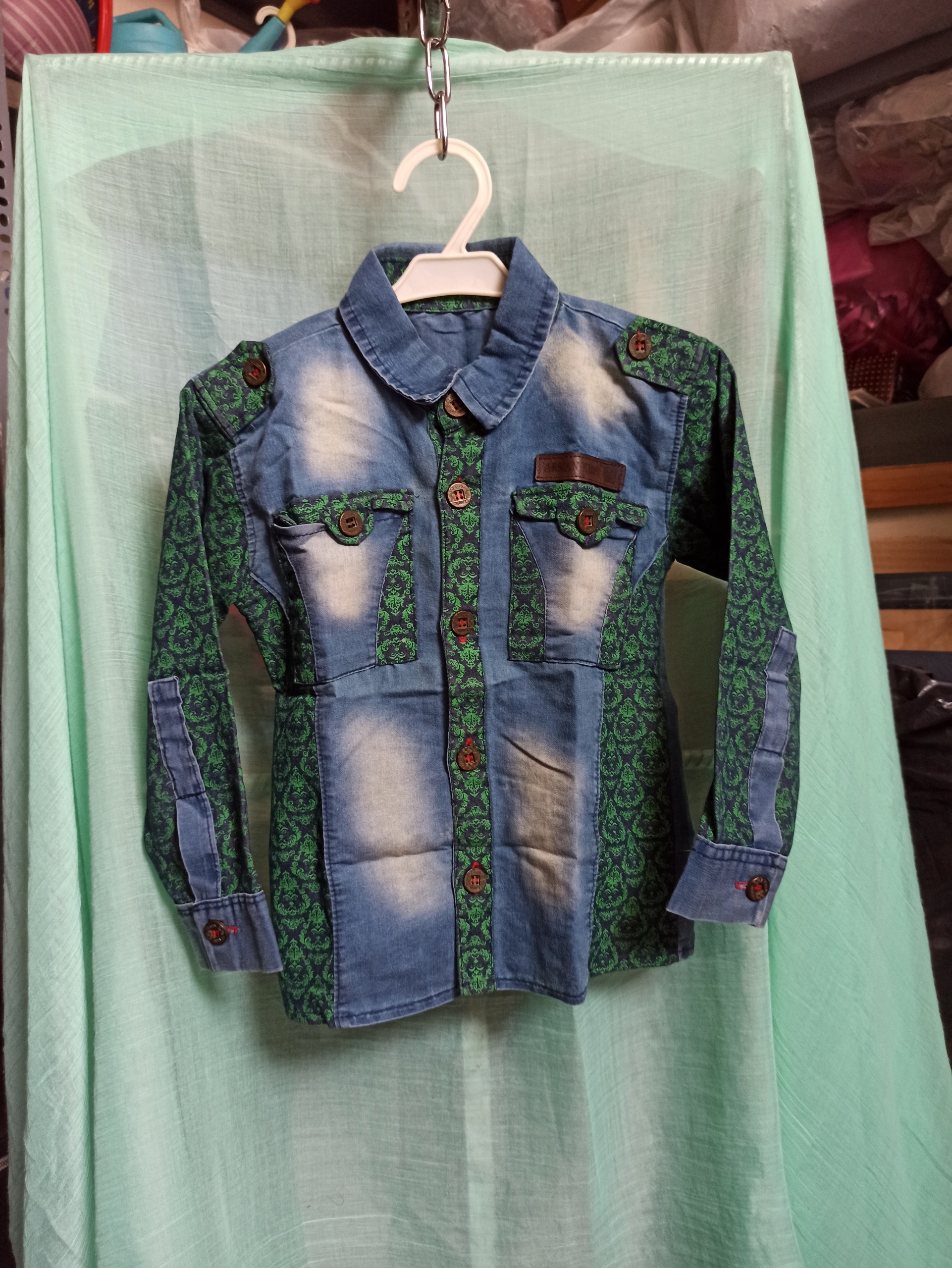 پیراهن پسرانه ترکیبی