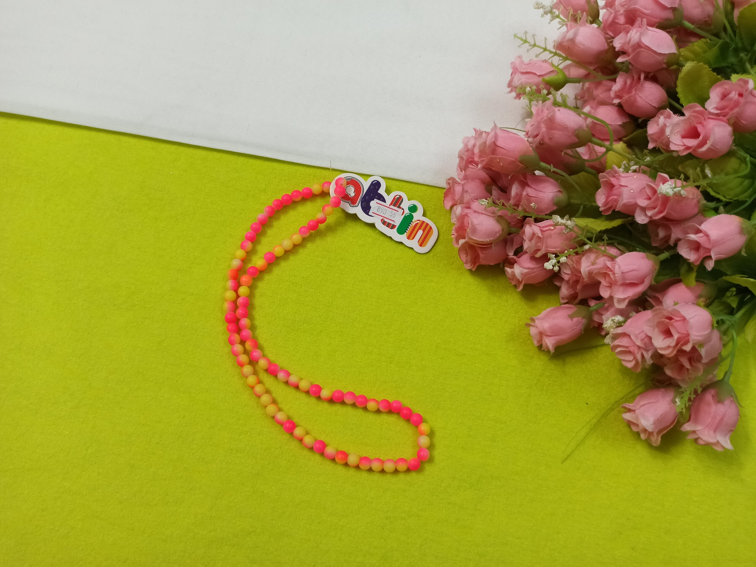 گردنبند دخترانه رنگی