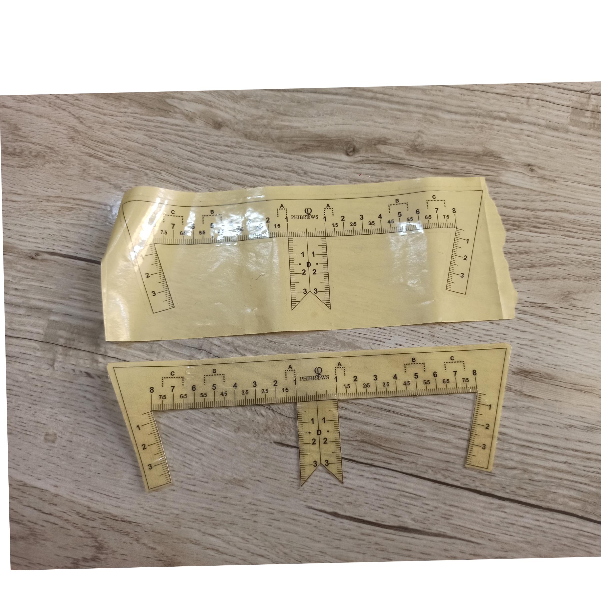 خط کش اندازه گیری ابرو