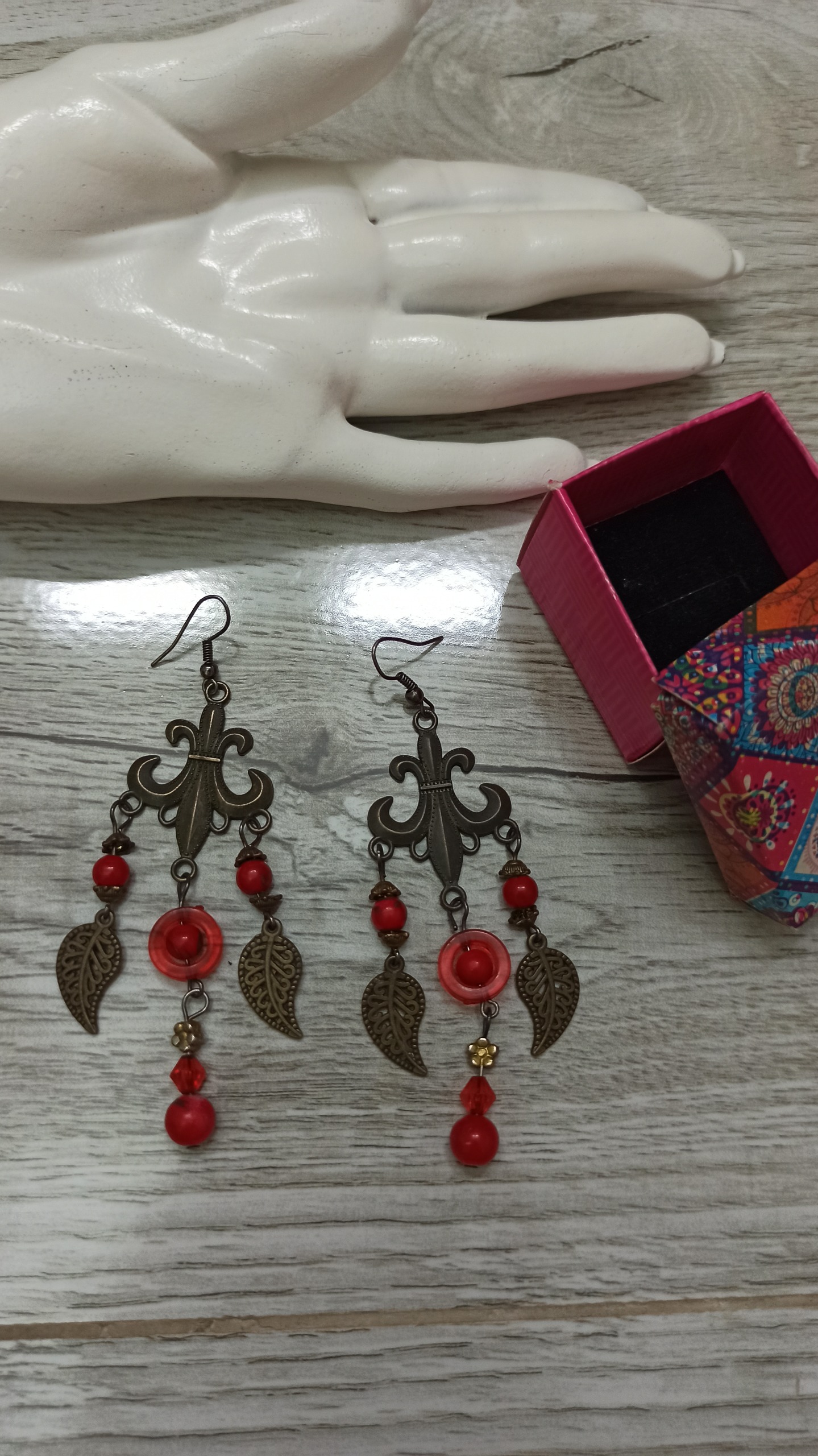 گوشواره آویز تایلندی