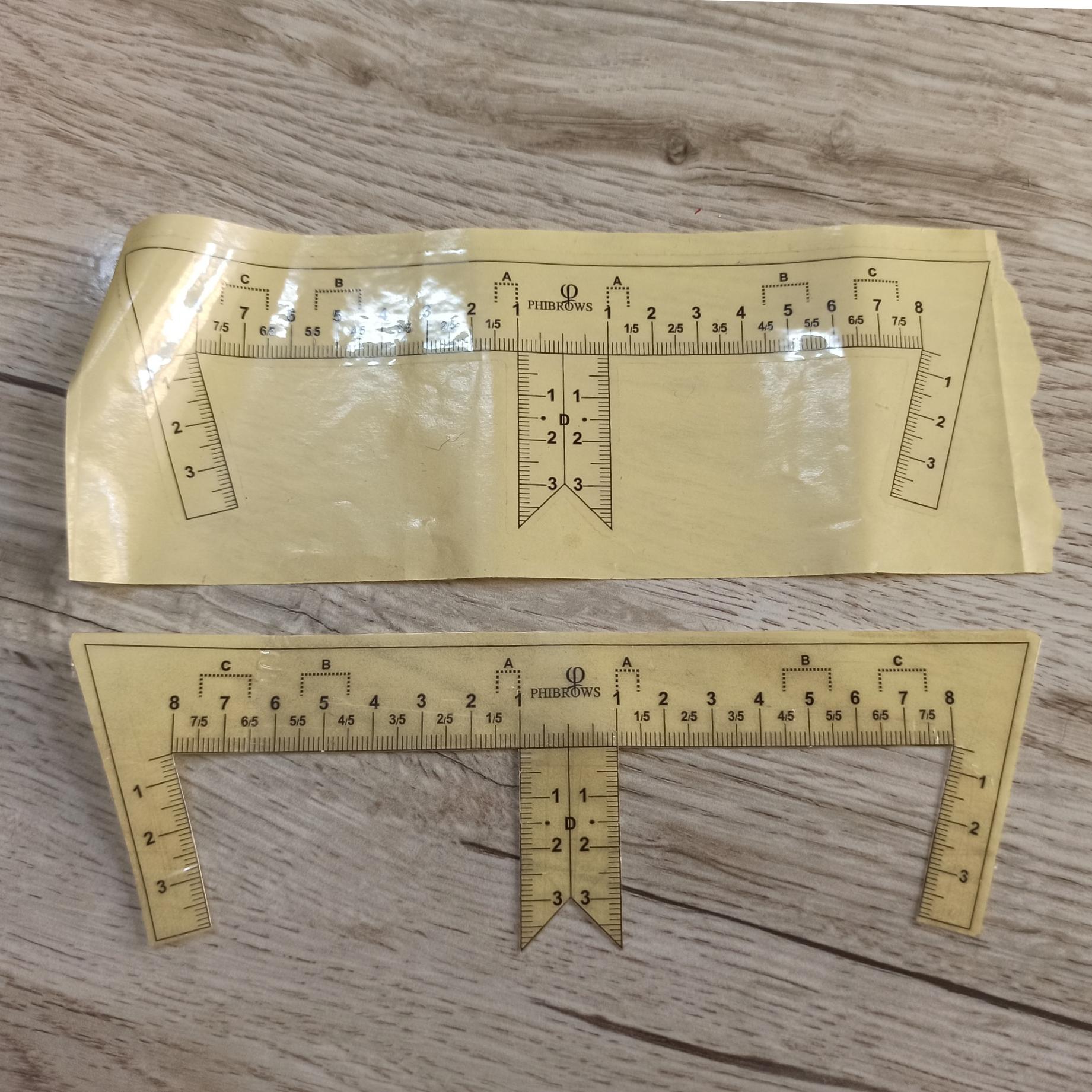 خط کش اندازه گیری ابرو