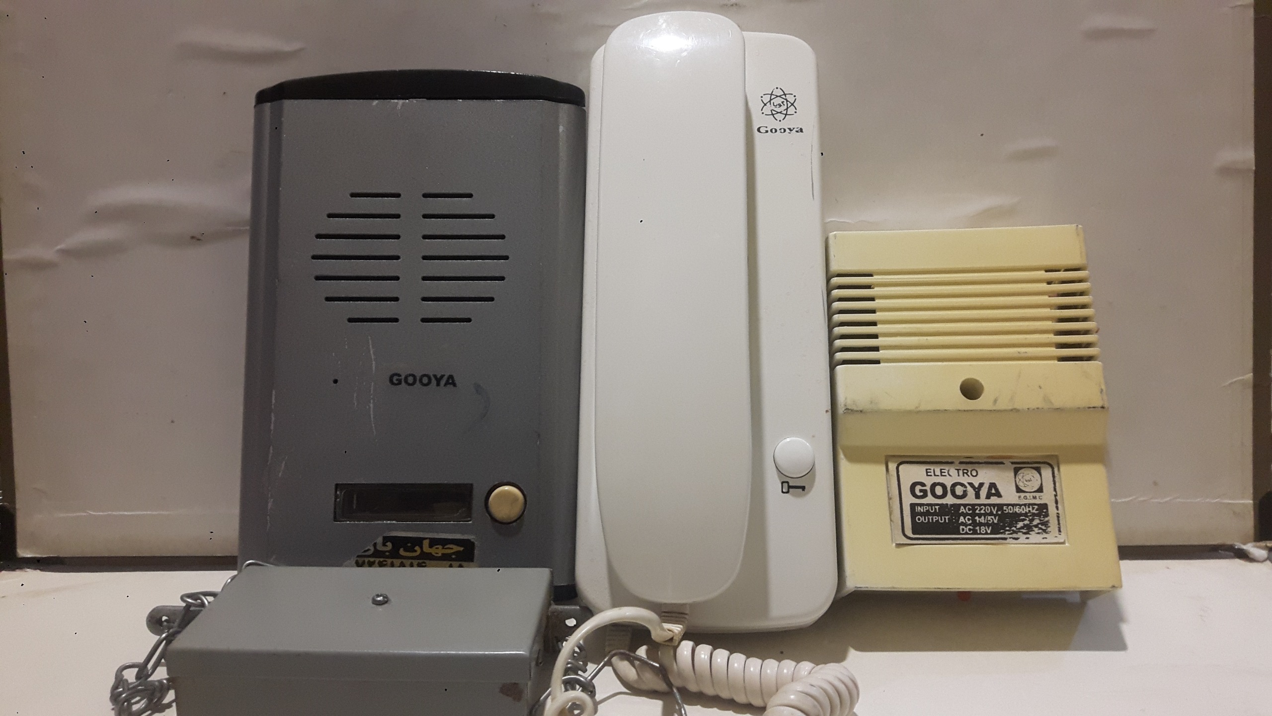 آیفون صوتی گویاGOOYAمدلEG500یک زنگ کامل توضیح دارد
