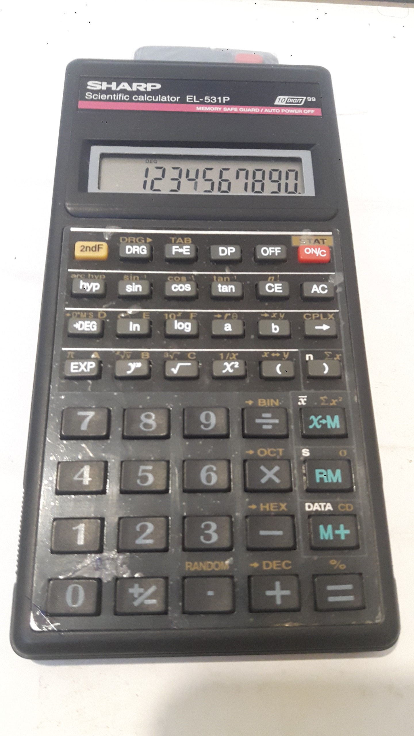ماشین حساب علمی SHARP مدل EL_531P توضیح دارد