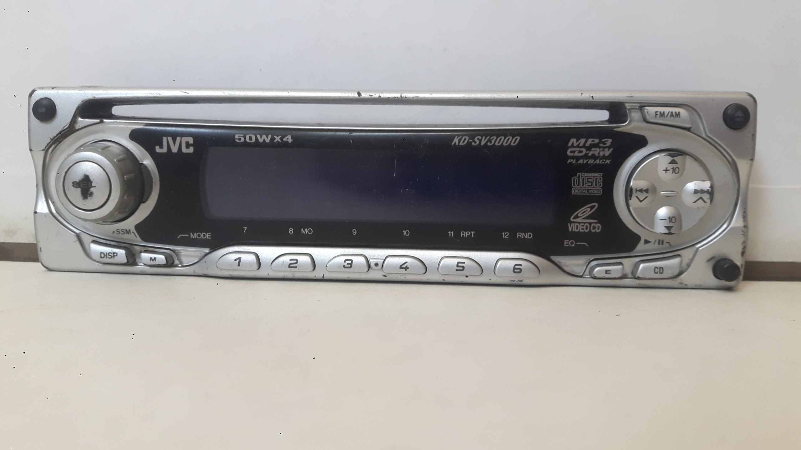 پنل ظبط ماشین cd خور JVC مدل KD_SV3000