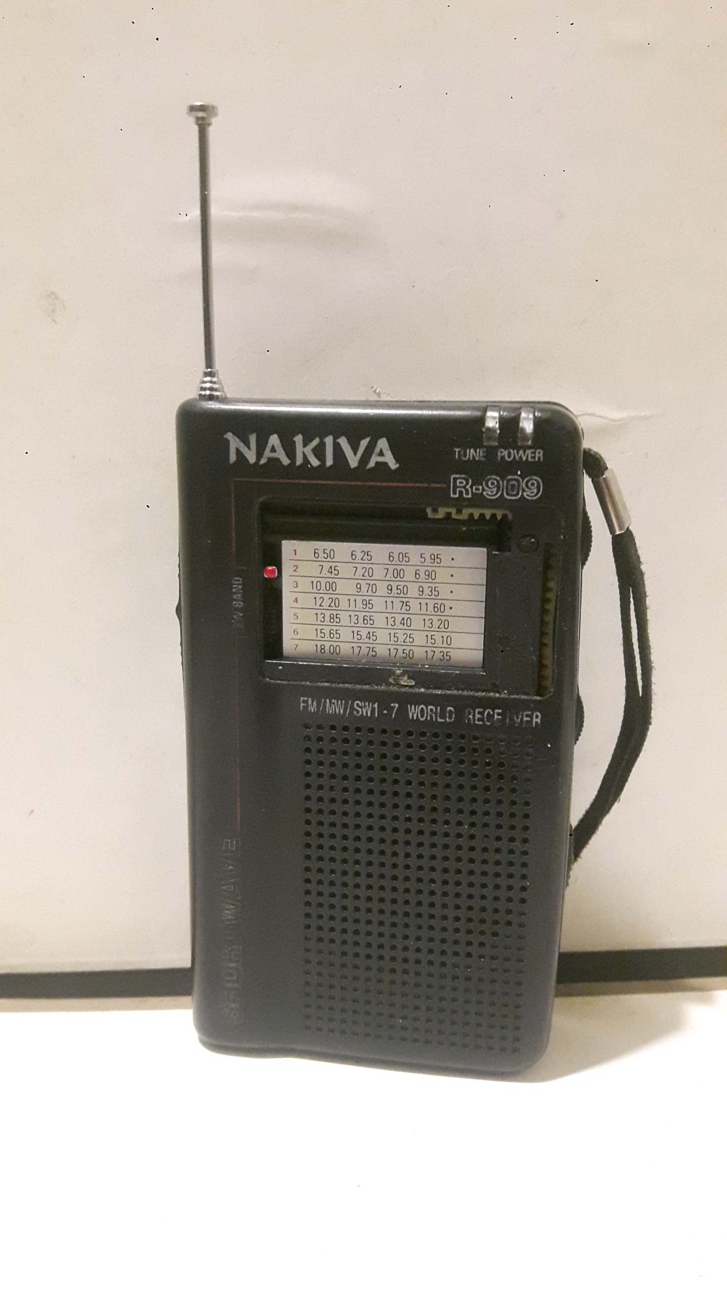 رادیو جیبی NAKIVAمدل R_909 هفت باند توضیحات دارد