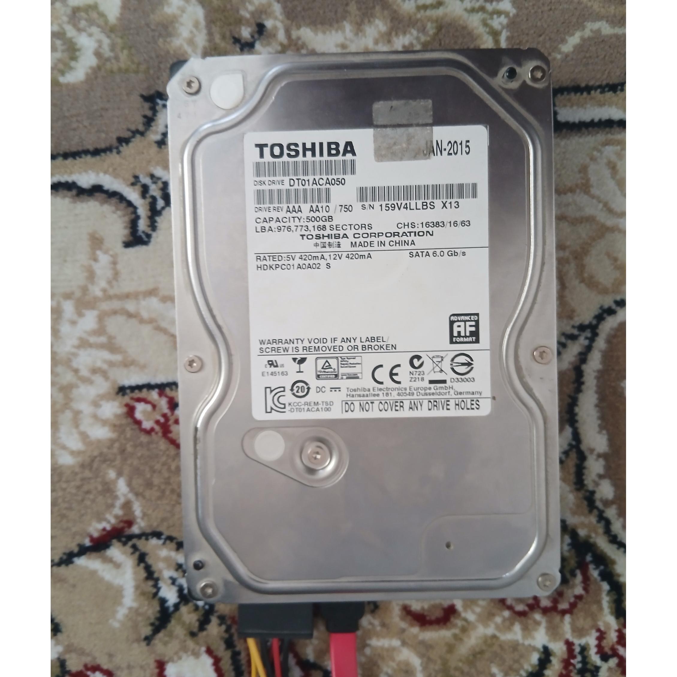 هارد توشیبا 500 گیگ SATA کد تخفیف