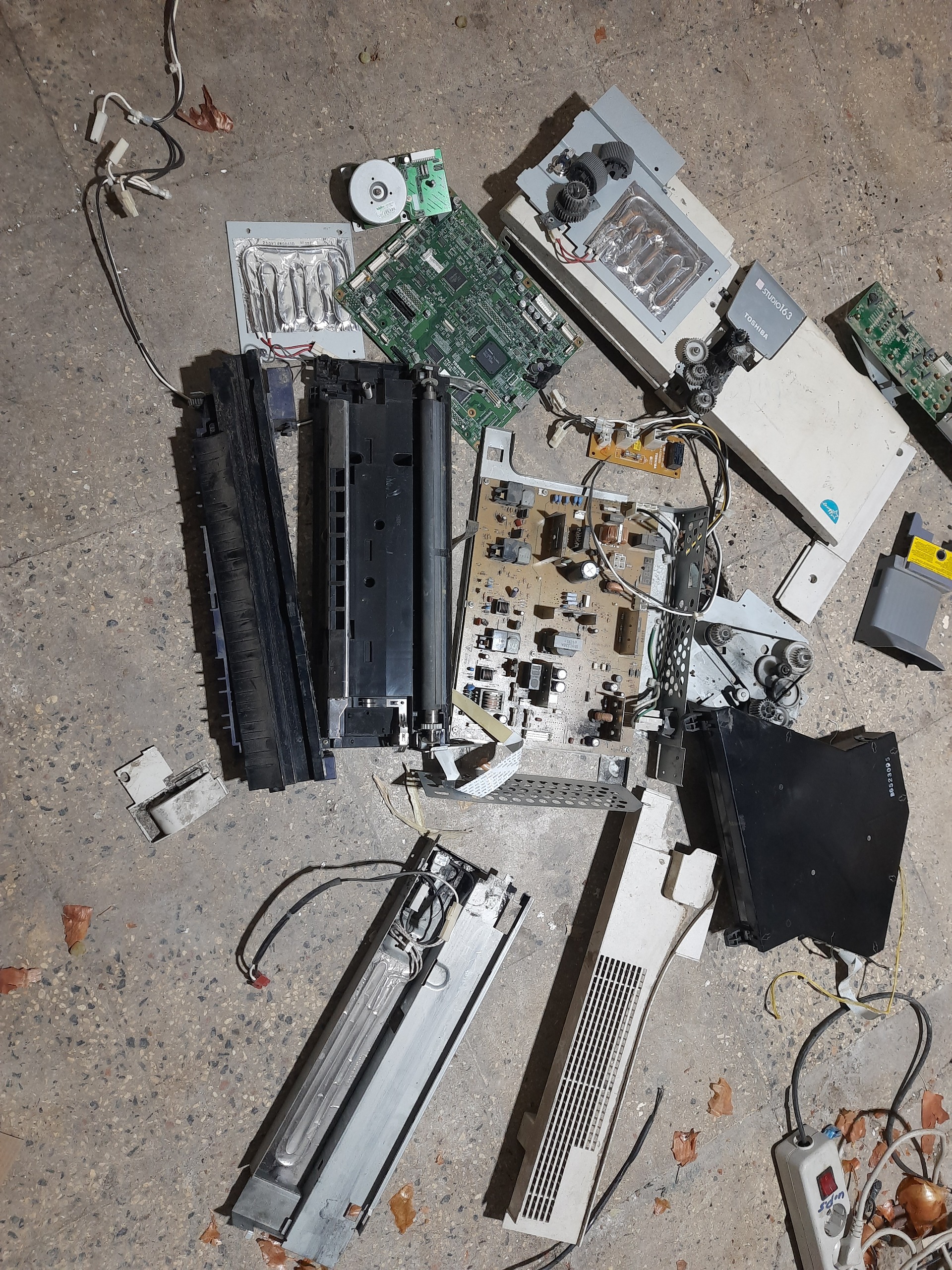 قطعات فتوکپی توشیبا 163