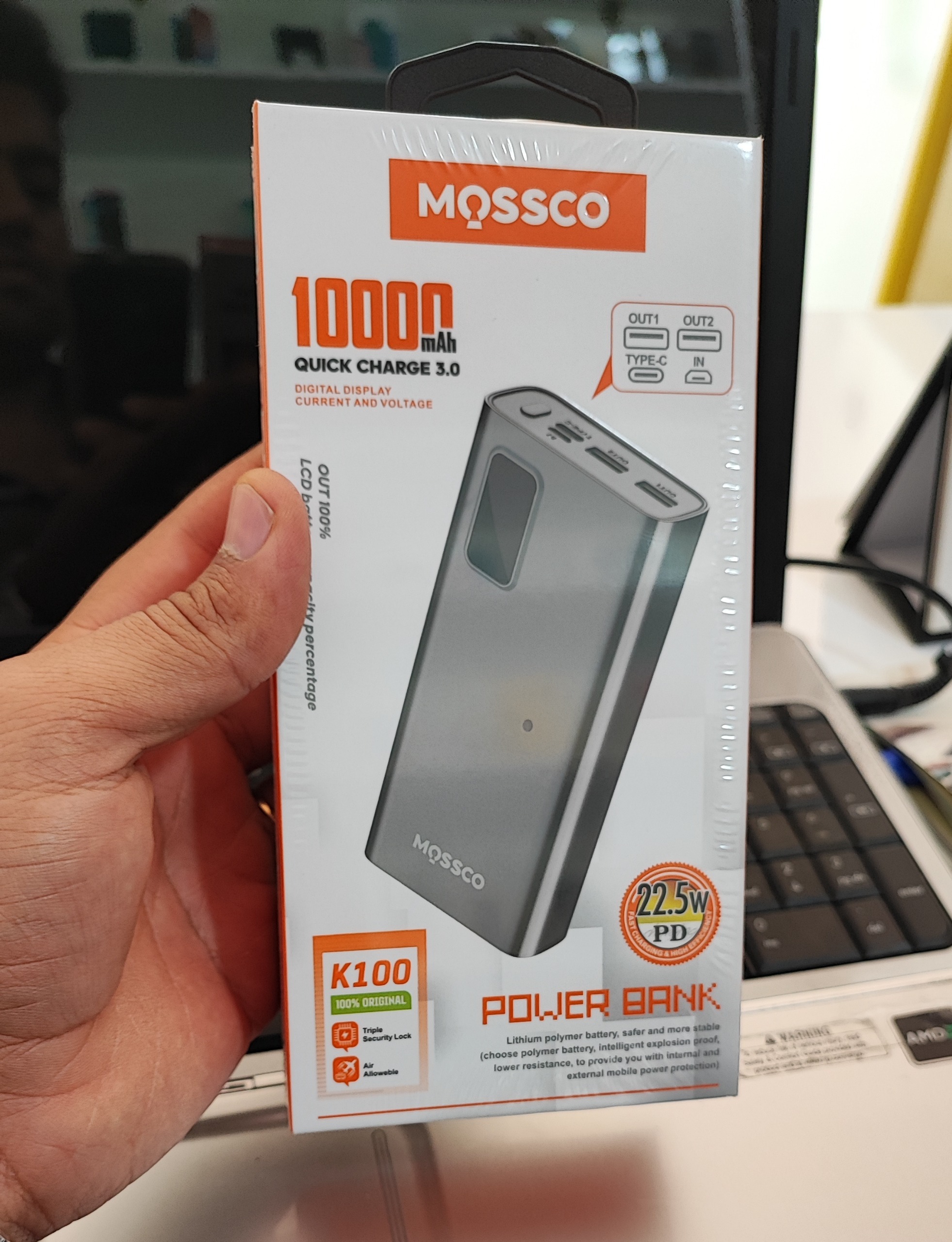 پاور بانک 10/0000 هزار Mossco