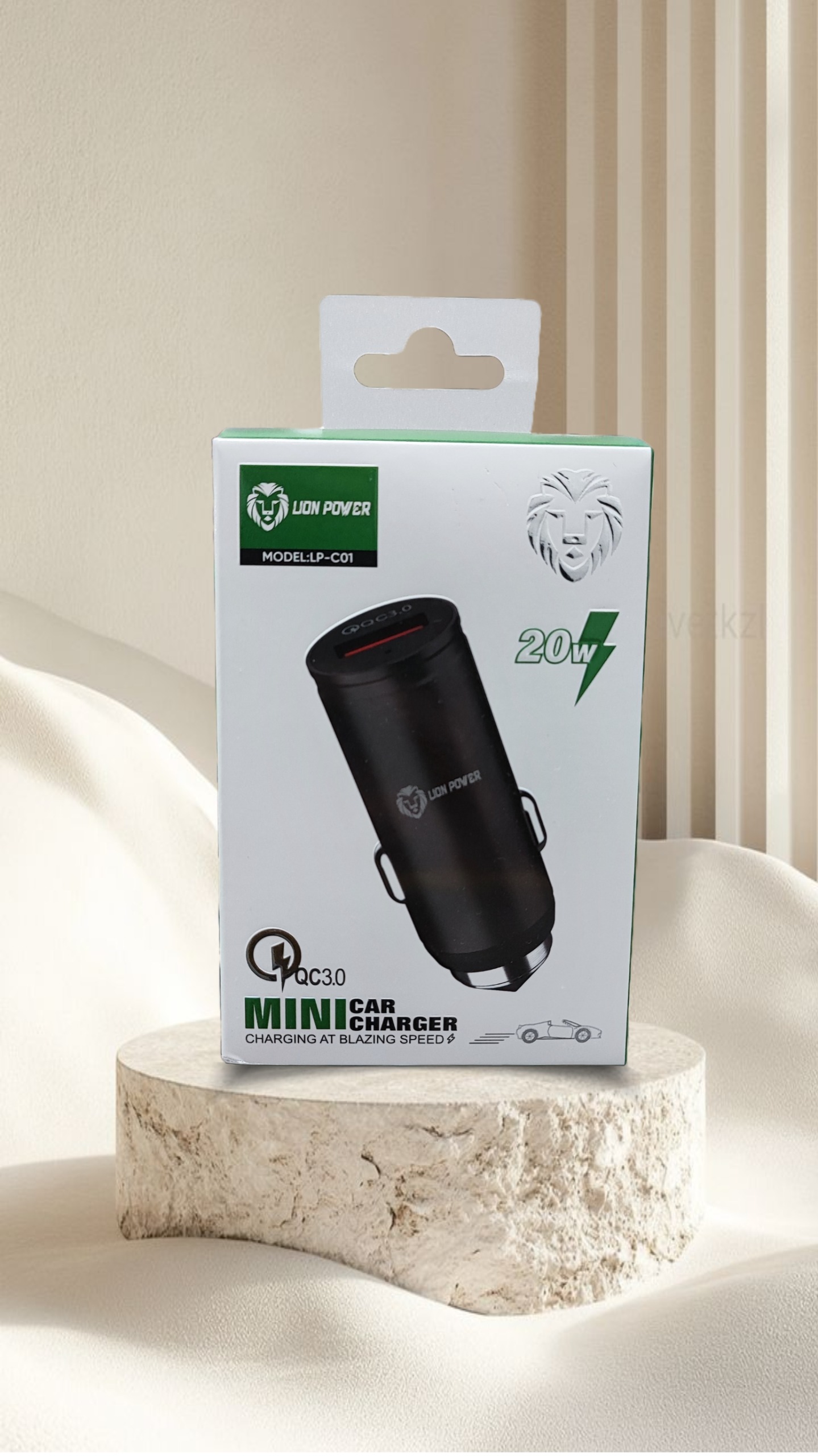 شارژر فندکی Lion power کیفیت عالی