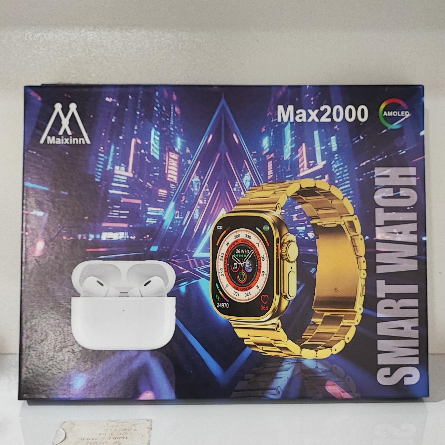 SMART WATCH Max 2000 ساعت هوشمند و ایرپاد