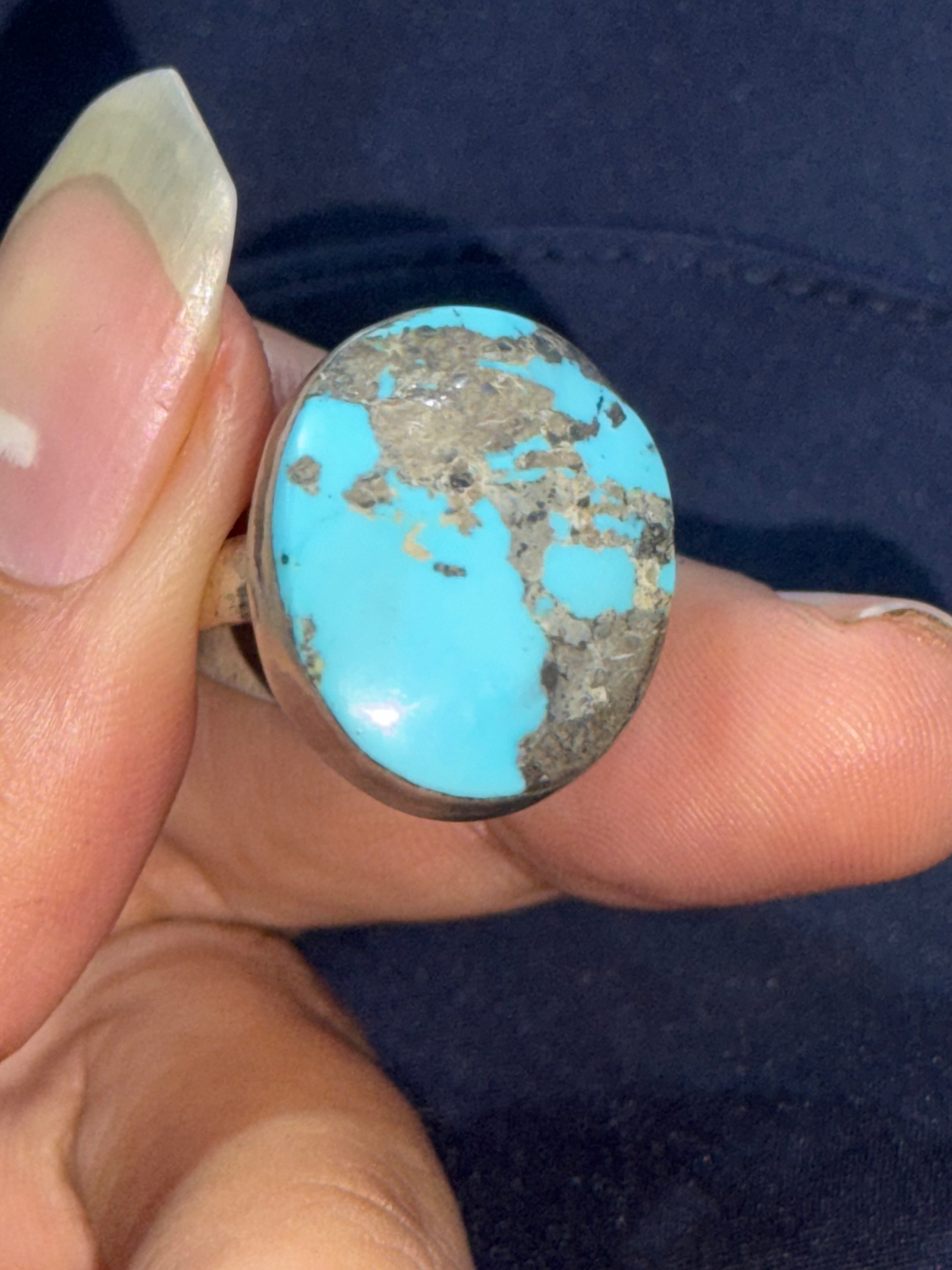 سنگ فیروزه کهکشانی بزرگ کمیاب