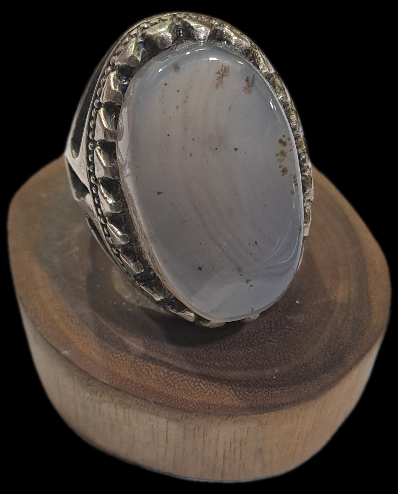 عقیق سوسنی سلیمانی شجردار-ک1775