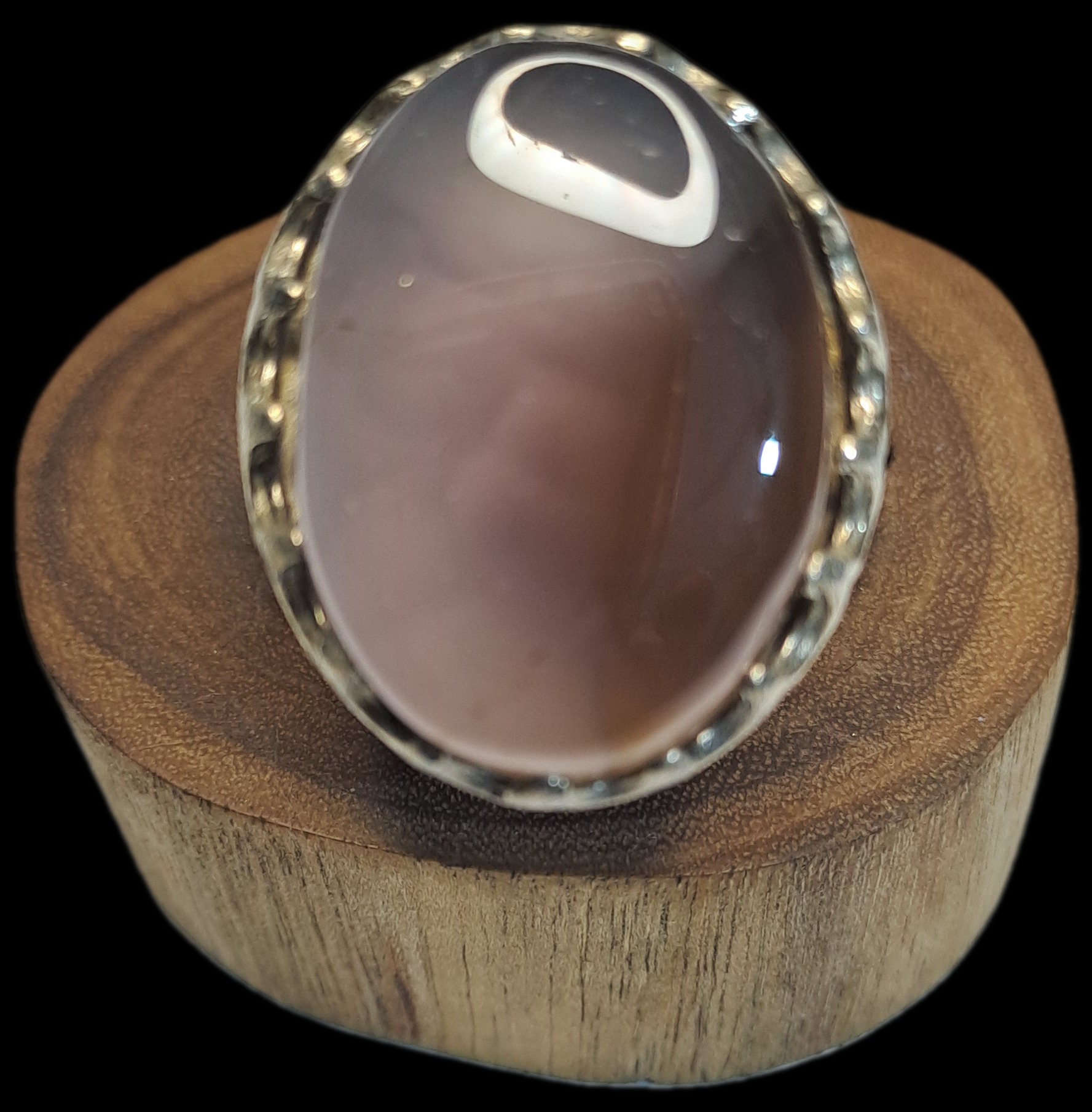 عقیق سوسنی لانه زنبوری ناب-ک547