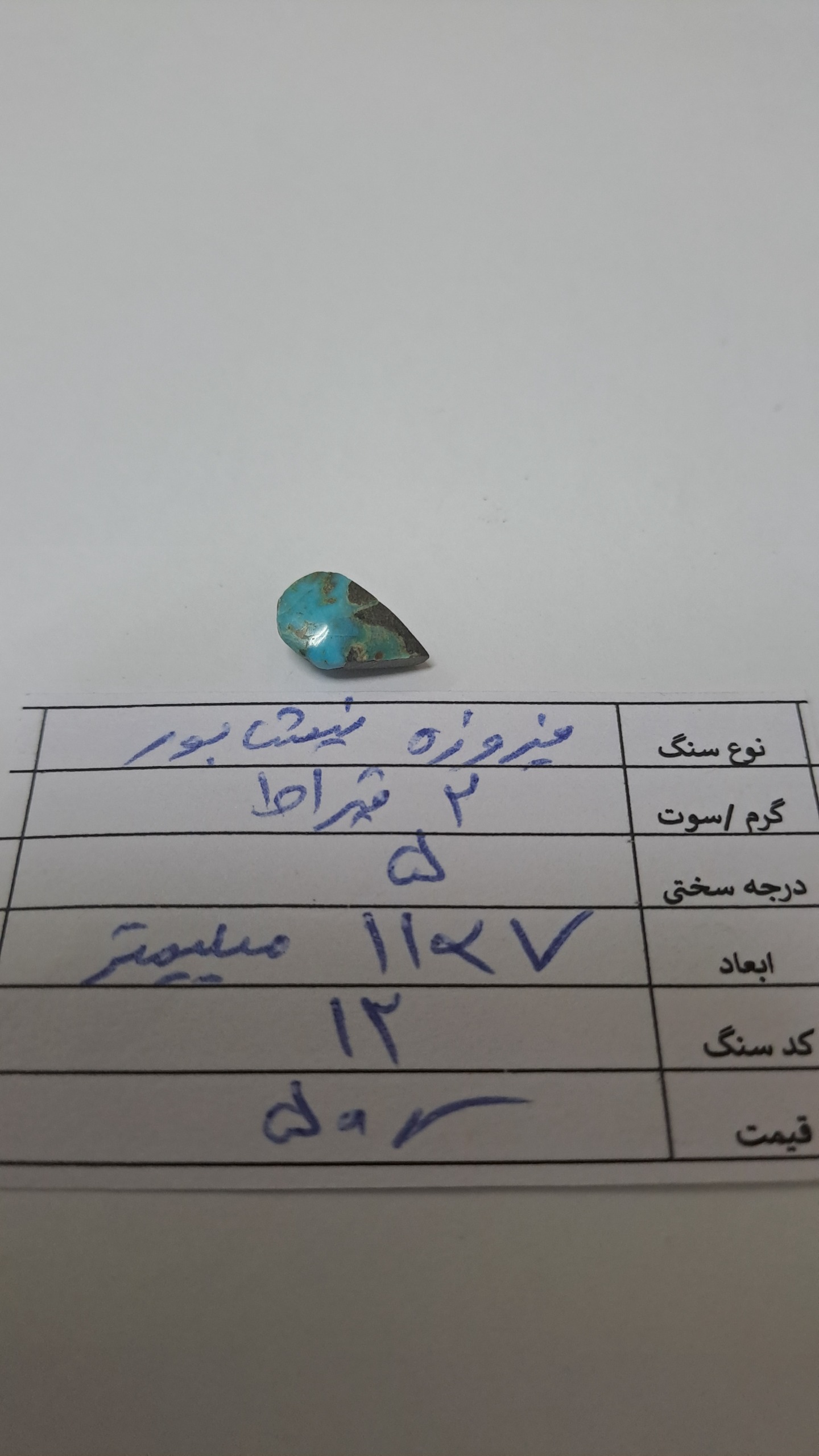 فیروزه نیشابور-کد 12