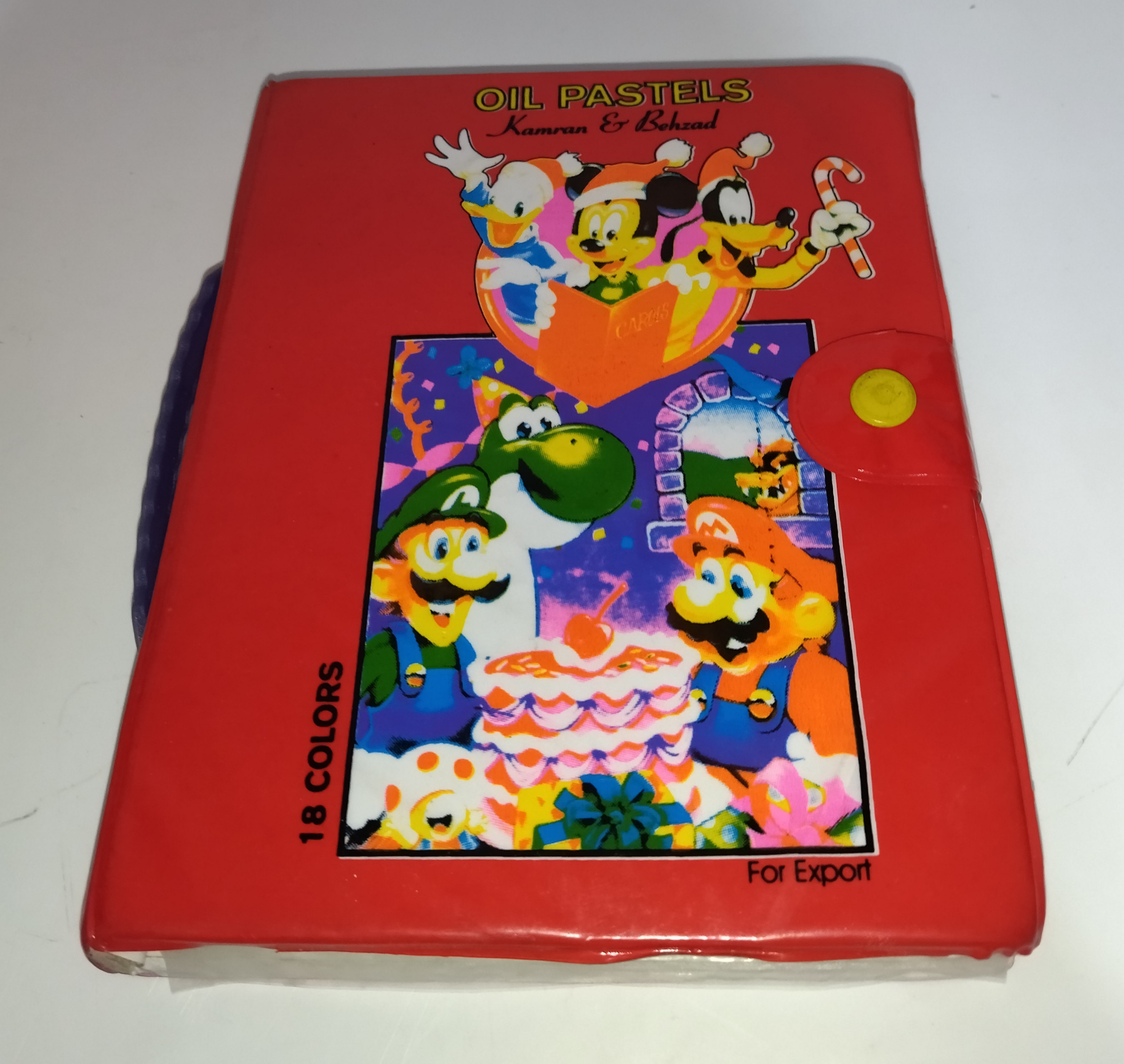 پاستل 18 رنگ کیفی برند کامران کد 7