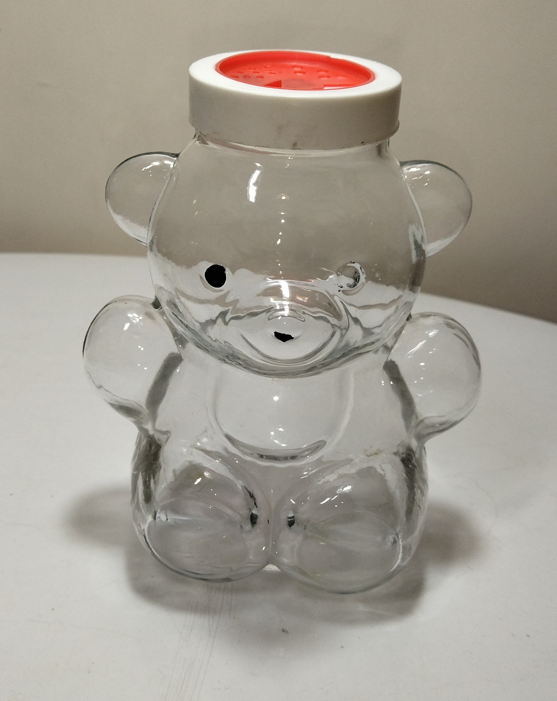 ظرف شیشه ایی طرح خرس کد 213-V