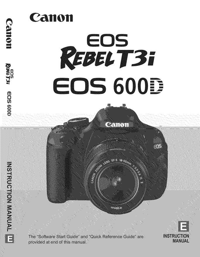 فایلPDFدفترچه راهنمای دوربین کاننEOS REBEL T3i600D
