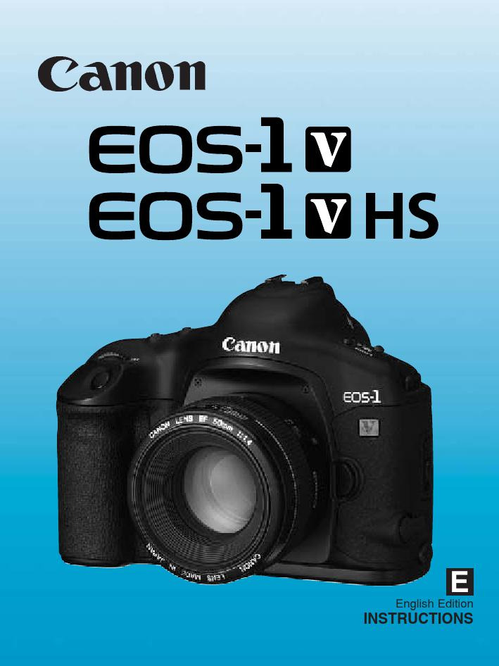 فایلPDFدفترچه راهنمای دوربین کانن EOS-1V,EOS-1V HS