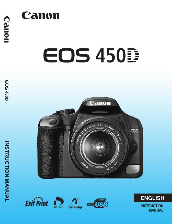 فایلPDFدفترچه راهنمای دوربین کانن Canon EOS 450D