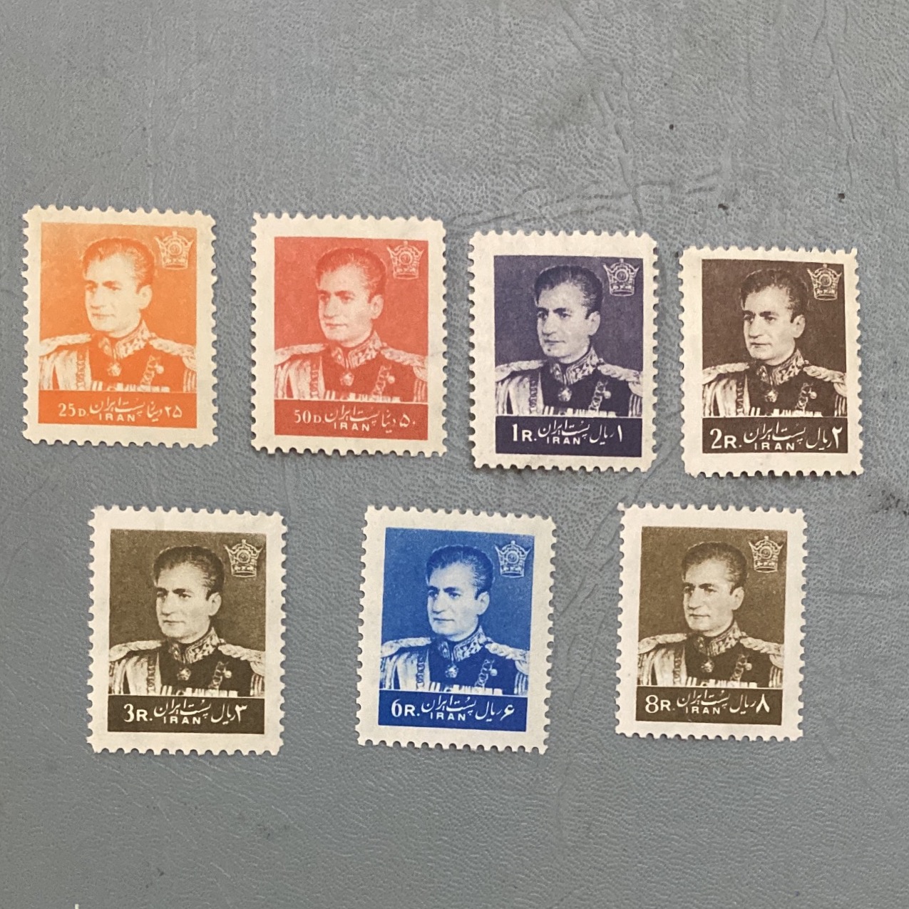سری پستی متمم دهم محد رضا شاه