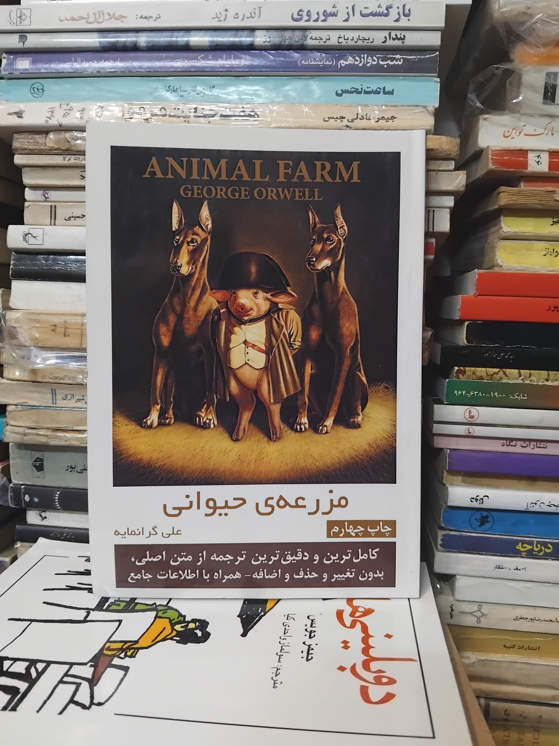 مزرعه حیوانی/ شاهکار جورج اورول، بهترین ترجمه 70 ت