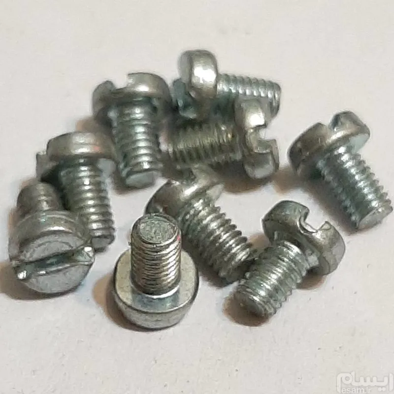 پیچ استوانه سفید 5 × 3 میلیمتر ( 4850 عدد )