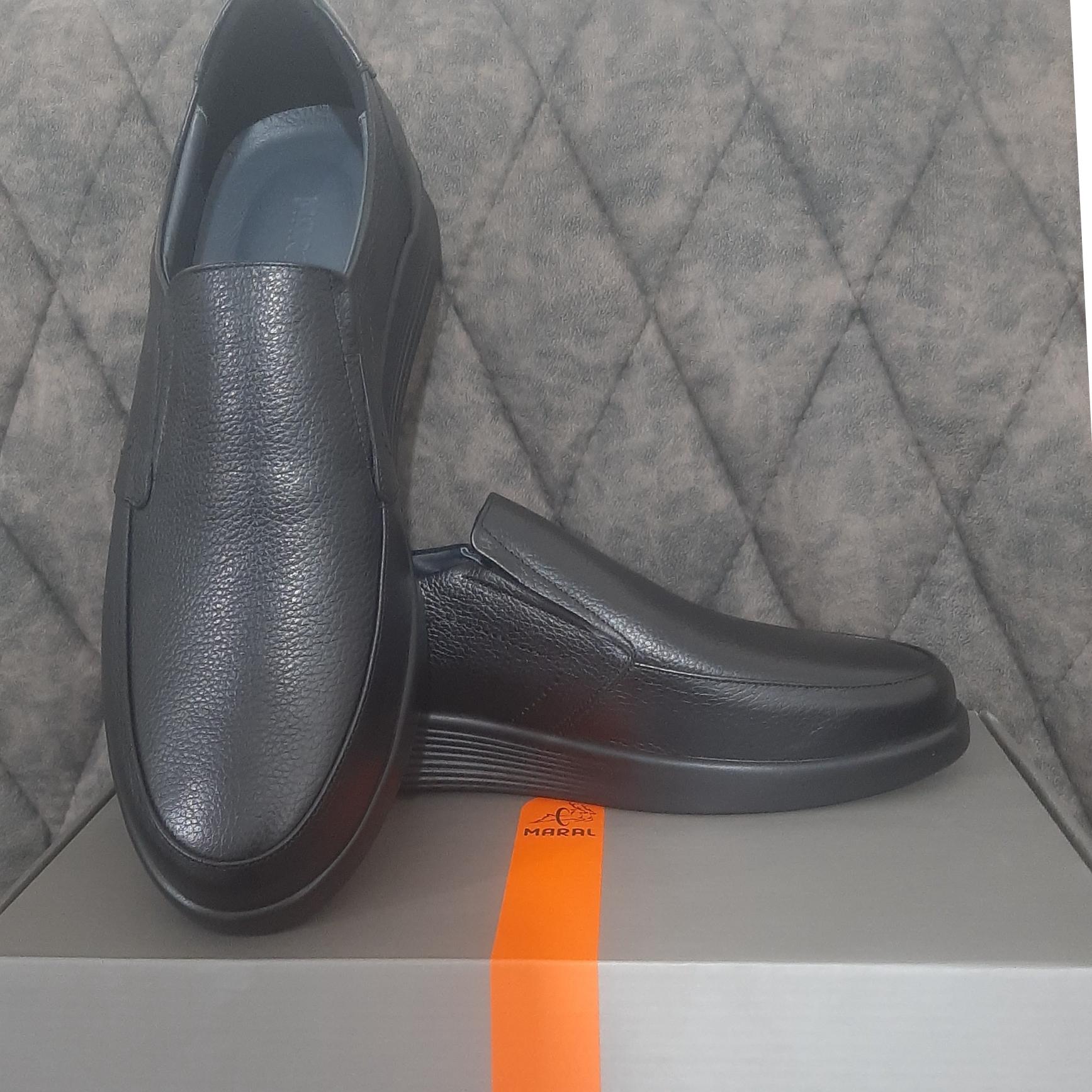 کفش چرم مردانه مارال 43