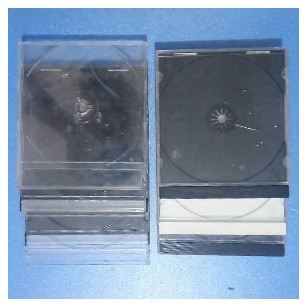 8 عدد قاب کریستالی سی دی یا دی وی دی cd یا dvd