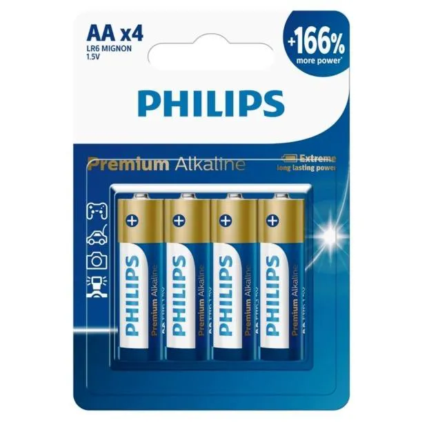 باتری قلمی فیلیپس Premium Alkaline پرمیوم آلکالاین