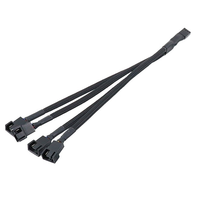 کابل افزایش تعداد فن کیس 1 به 4 مدل 4Pin PWM